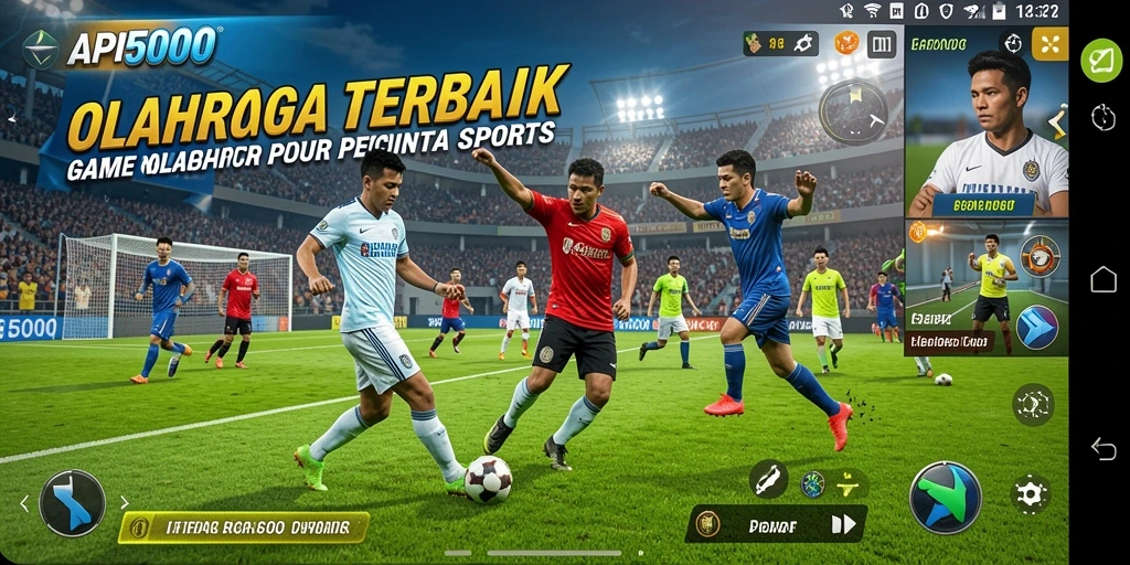 Tampilan seru gameplay API5000 dengan aksi olahraga intens.