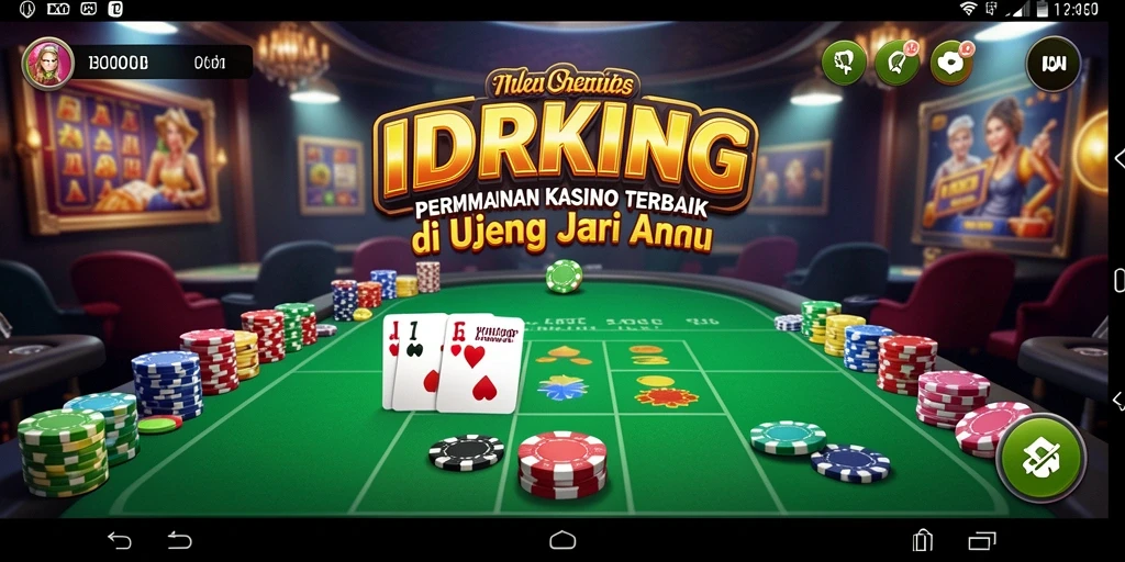Screenshot gameplay IDRKING yang menampilkan keasyikan bermain Kasino.