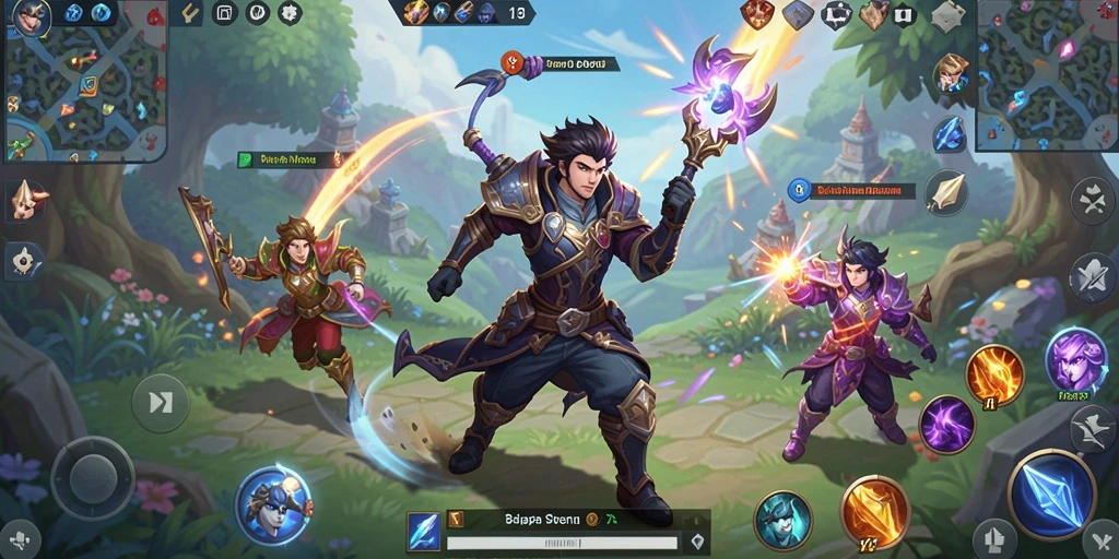 Gameplay balapan intens dan mendebarkan di MLBB8.