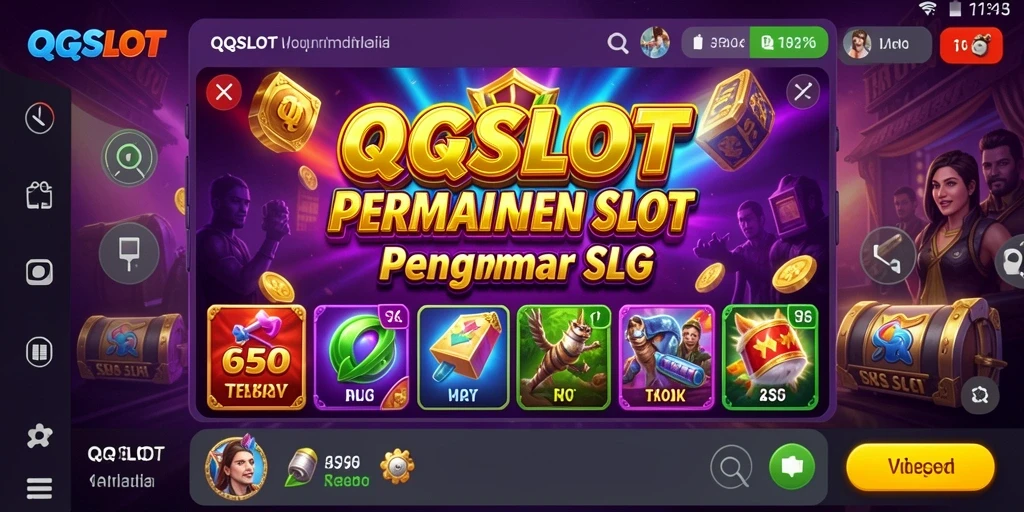 Tampilan gameplay menakjubkan dari QQSLOT dengan grafis yang menarik.