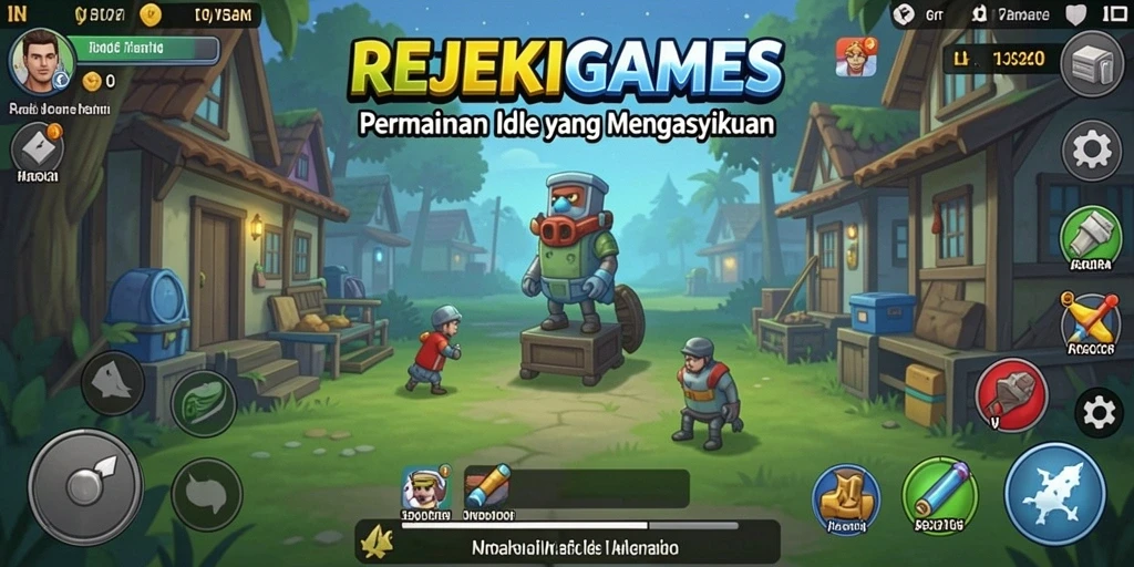 Tangkapan layar menampilkan gameplay Idle yang seru dan mengasyikkan.